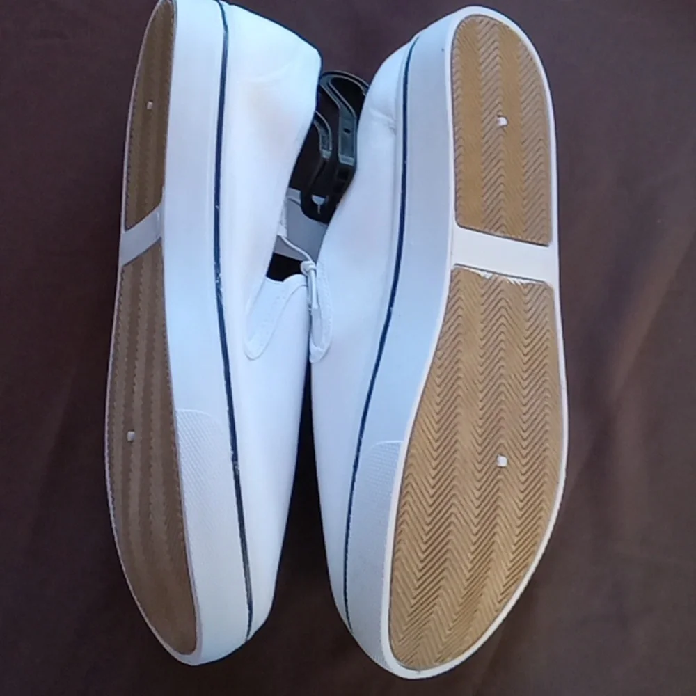 Basic Editions White Men's Slip-On Shoes